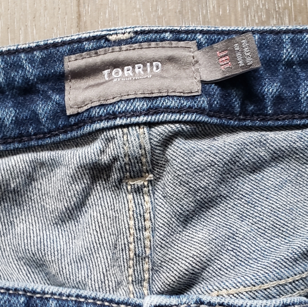 Torrid, Plus Size, Button Down Jeans - image 2